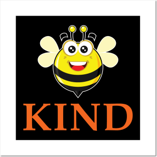 funny BEE KIND CHOOSE KIND T-Shirt honey Posters and Art